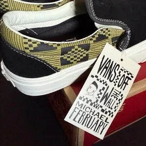 Vans Classic Slip On Michael February Black Olive Mens UltraCush Shoes NIB Vans | Shoes | Vans Classic Slip On Michael February Black  main image 3
